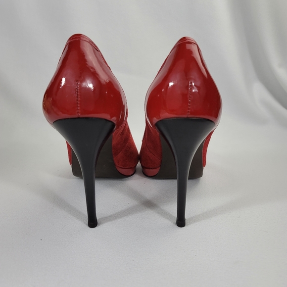 Donald J Pliner VELKA Peep Toe Pumps Sz 8 - Picture 4 of 15